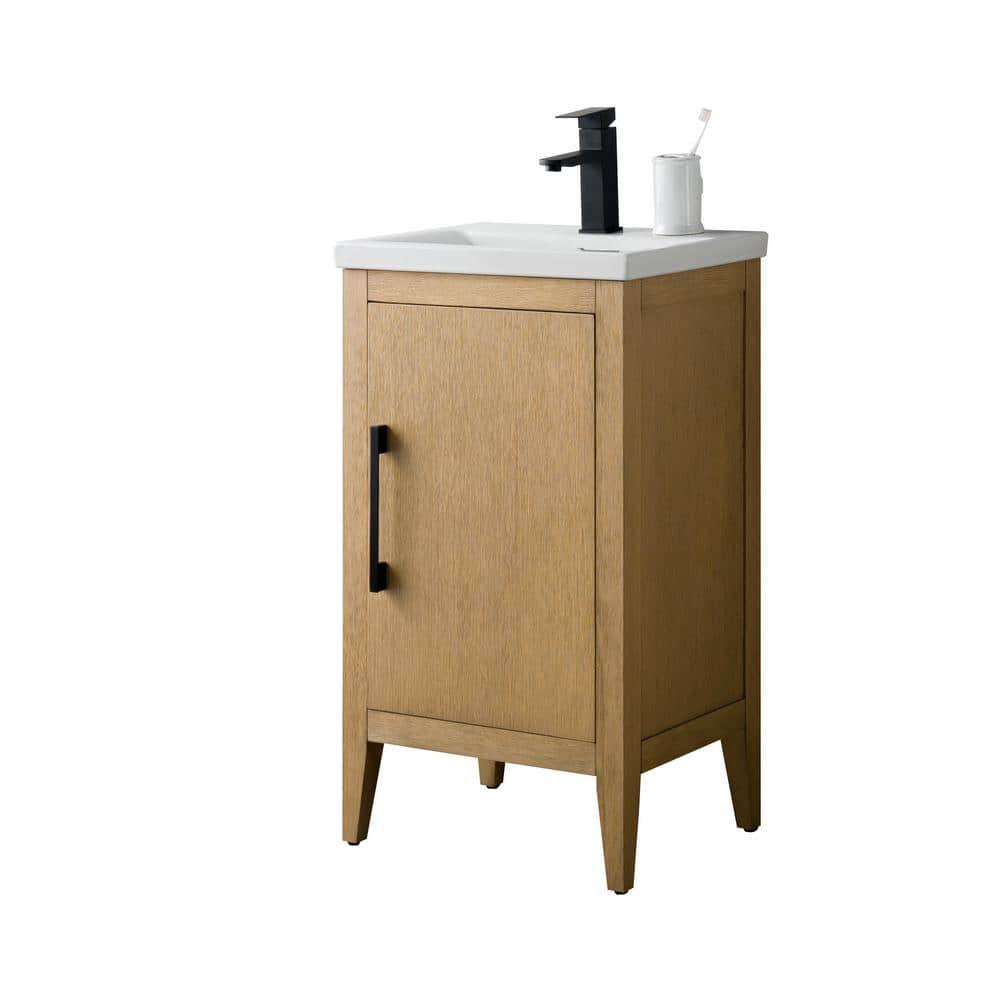 20'' Single Bathroom Vanity with Ceramic Top
