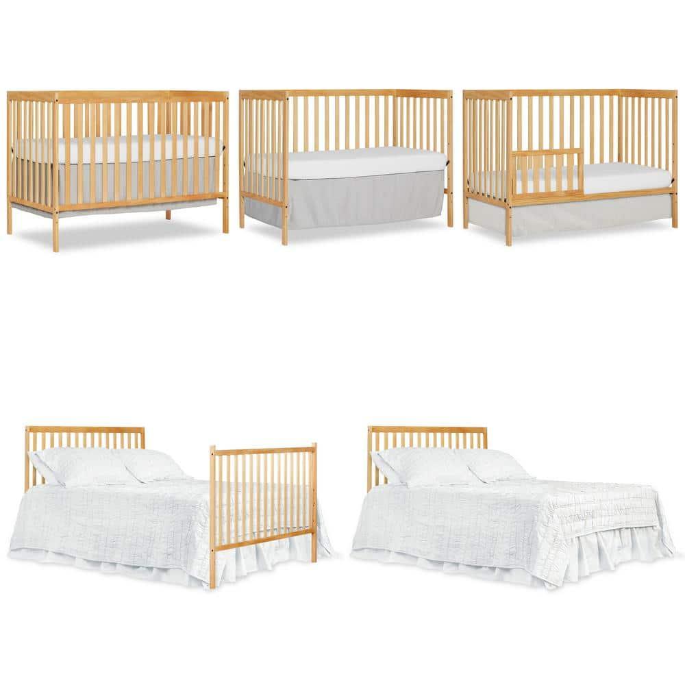 Dream On Me Greenguard Gold & JPMA Certified Synergy 5 in 1 Convertible Crib, Natural