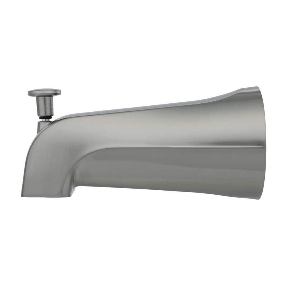 Danco Universal Bathroom Tub Spout with Diverter in Brushed Nickel (89249)
