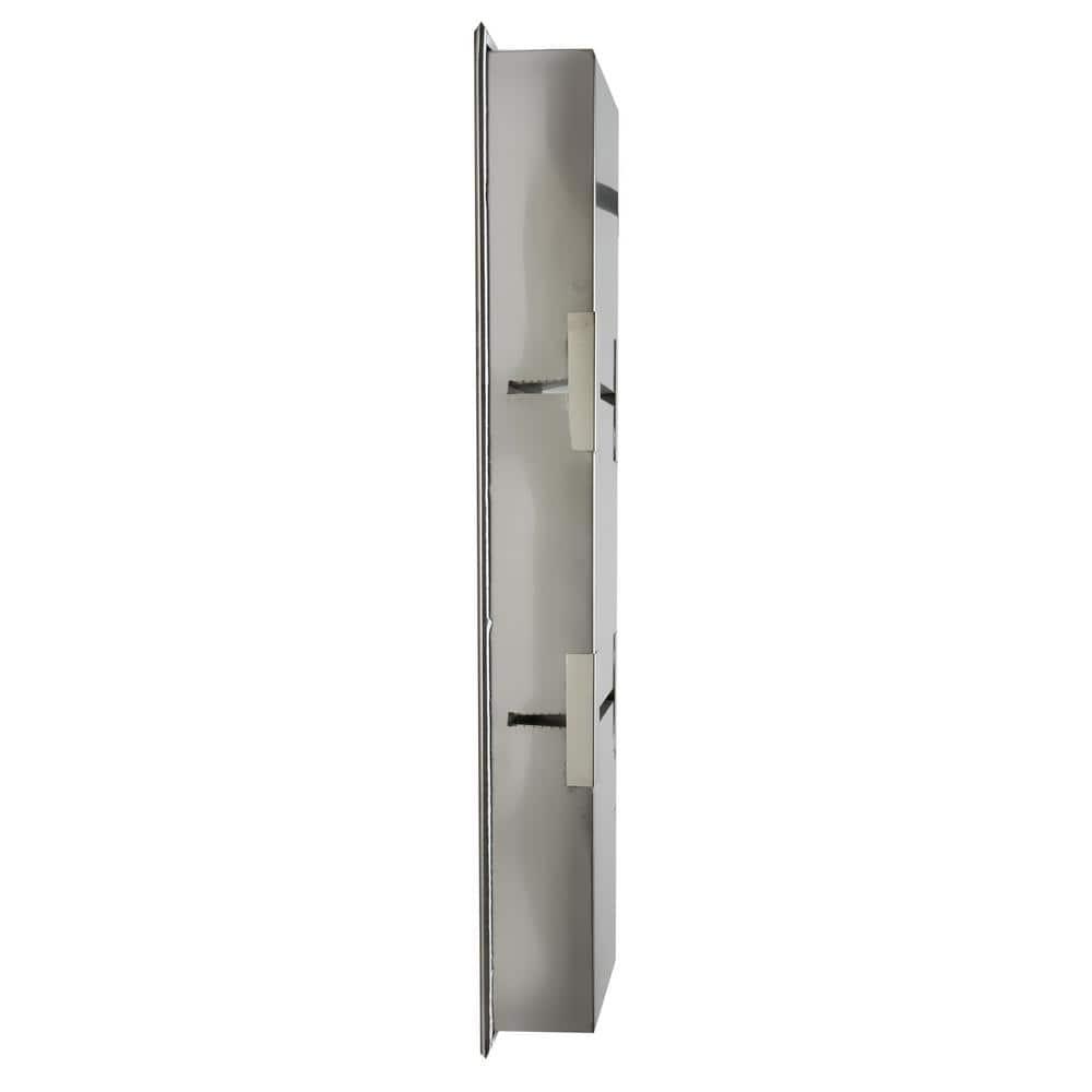 Vertical Stainless Steel Triple Shower Niche
