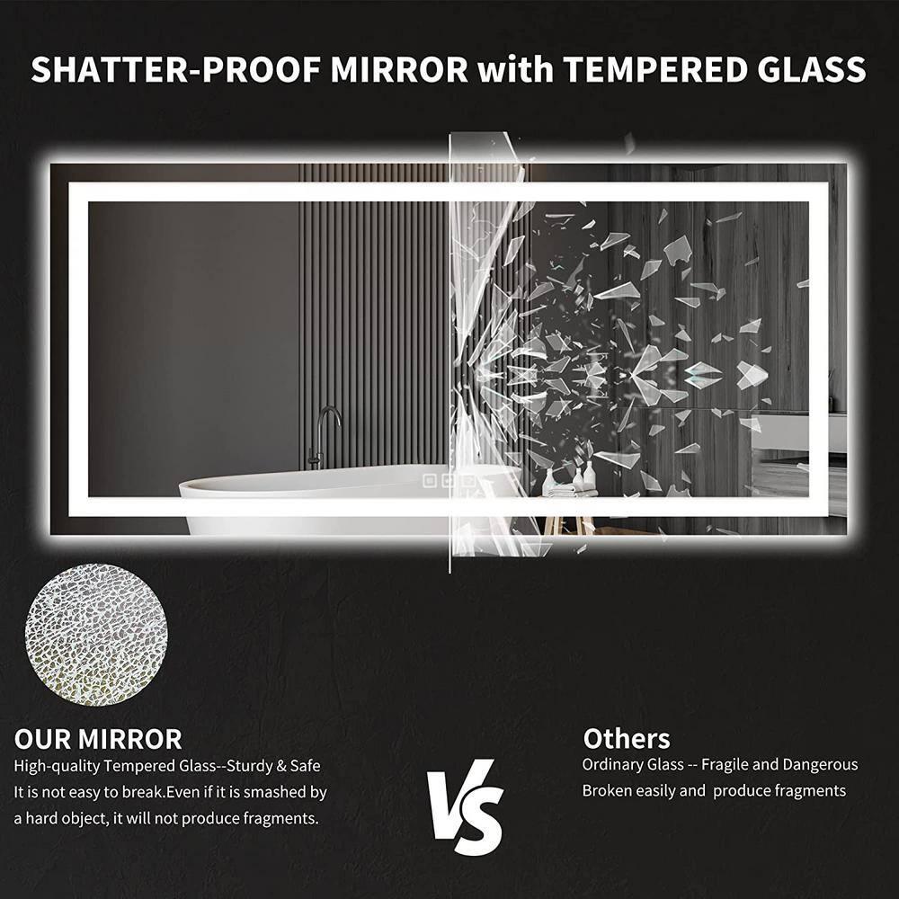 Flat LED Mirror