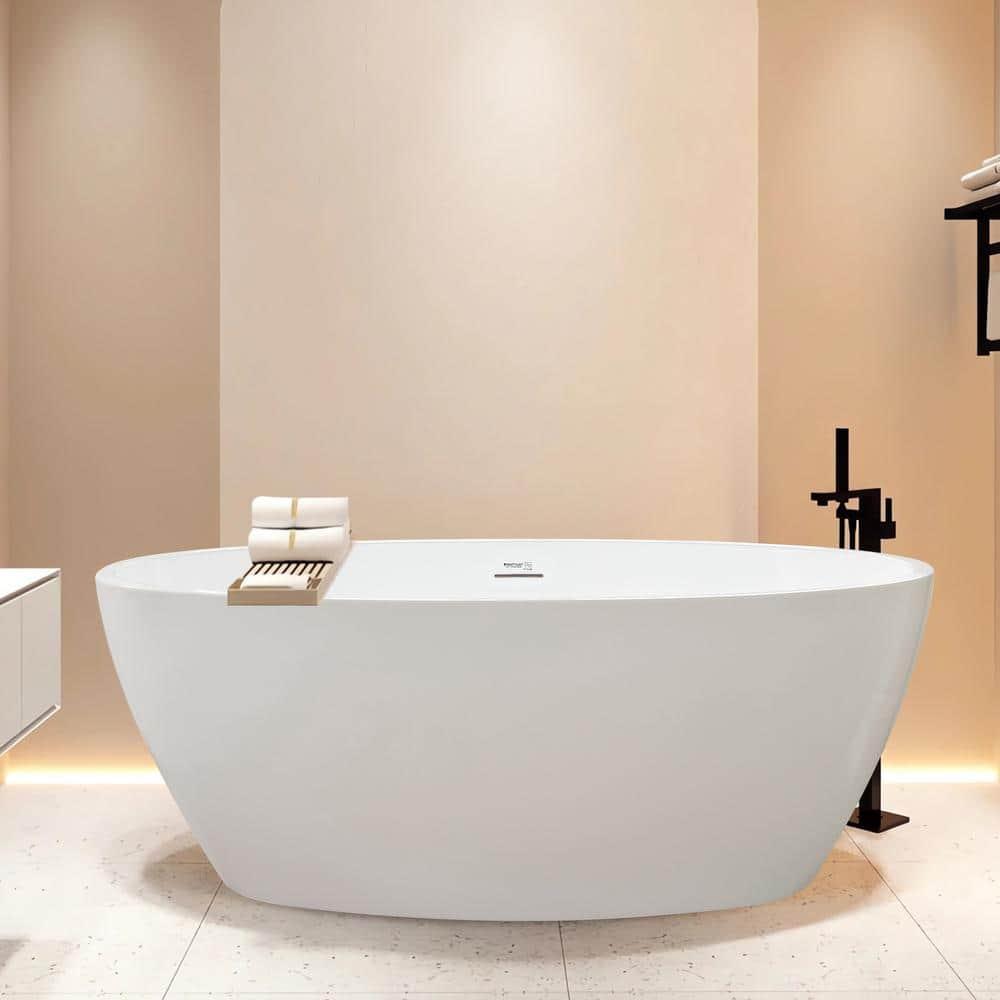 Freestanding Soaking Acrylic Bathtub