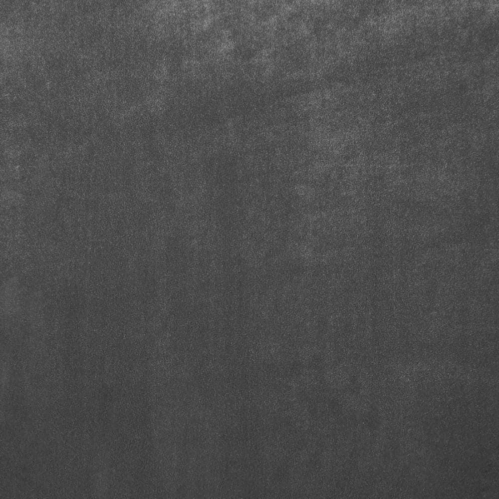 Exclusive Home Velvet Heavyweight Light Filtering Grommet Top Curtain Panel Pair, 54"x63", Soft Grey