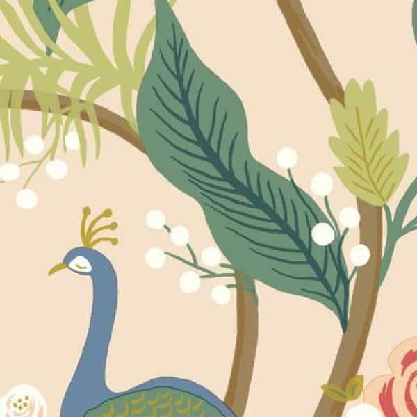 Rifle Paper Co. Peacock 27' x 27" Wallpaper Roll