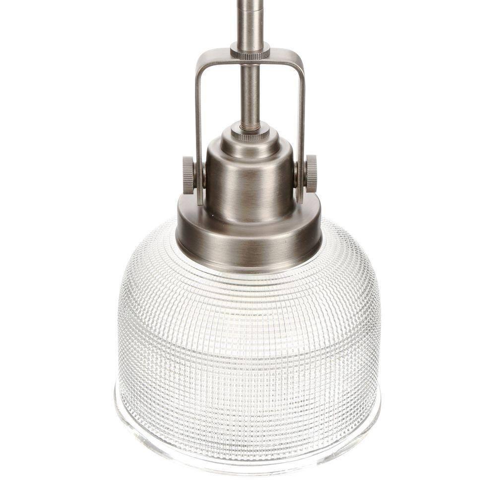 Progress Lighting, Archie Collection, 1-Light Mini-Pendant, Polished Chrome, Prismatic Glass Shade