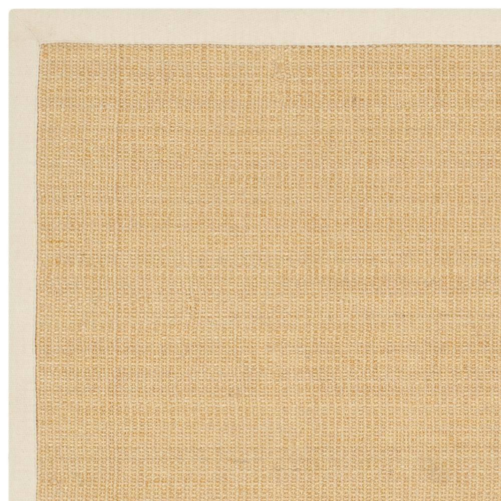Natural Fiber NF441 Power Loomed Indoor Area Rug - Maize/Wheat - 6'x6' - Safavieh.