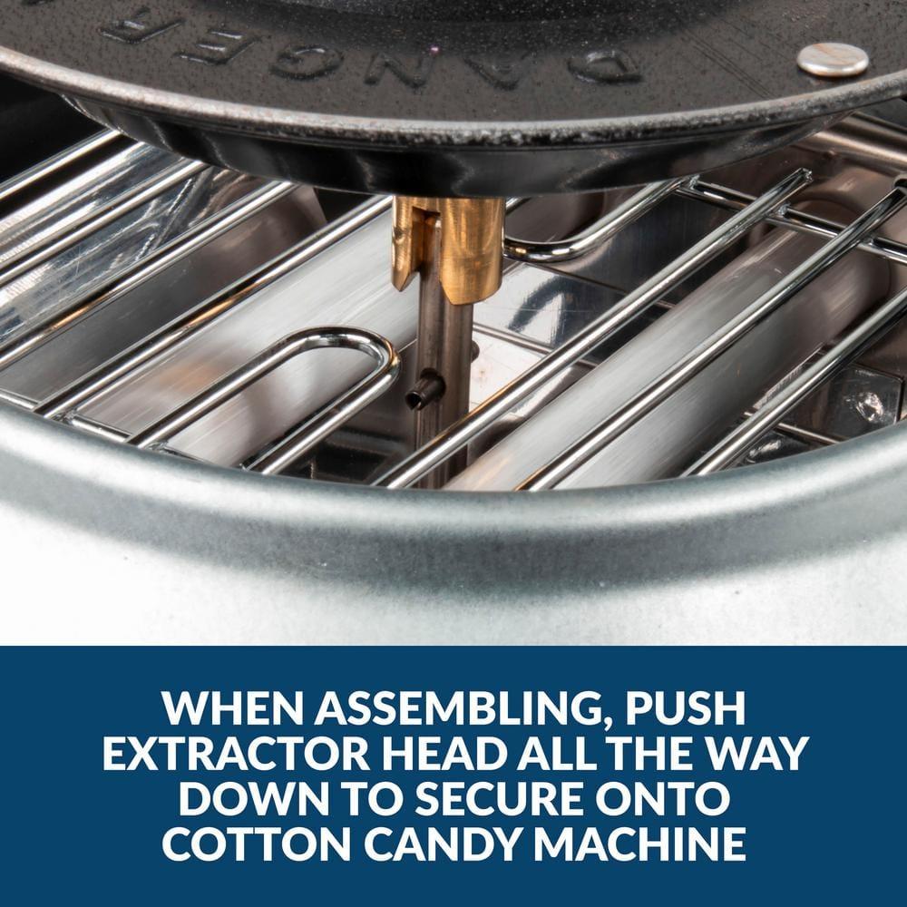 Nostalgia Nostalgia Retro Countertop Cotton Candy Machine, Includes 2 Reusable Cones & Scoop