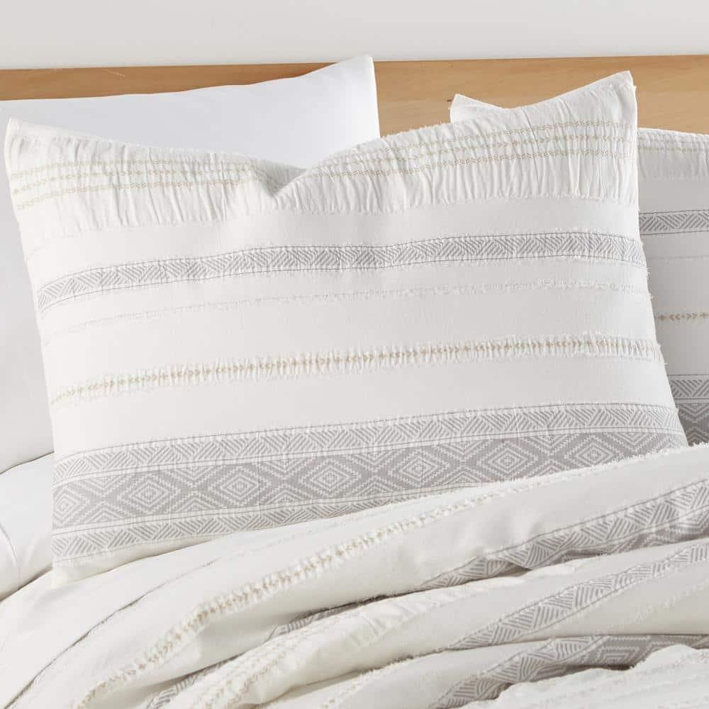 Pickford King/Cal King Comforter Set - Taupe, Grey & Cream - Levtex Home
