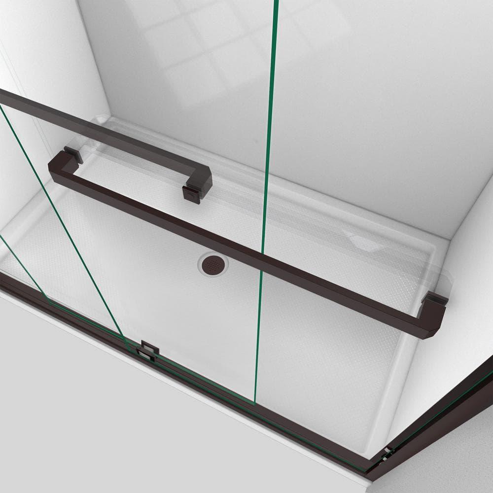 Encore 78.75" H Semi-frameless Sliding Shower Enclosure