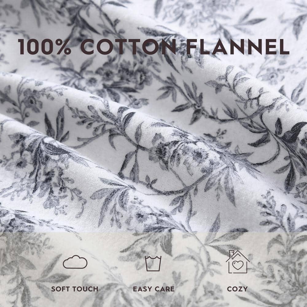Laura Ashley Laura Ashley Cotton Flannel Cozy Sheet Sets
