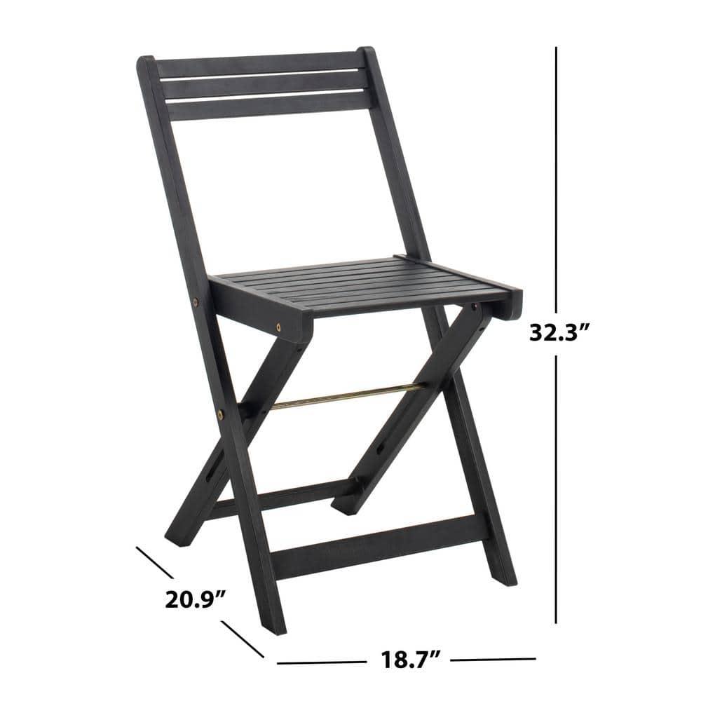 Arvin Table And 4 Chairs - Outdoor - PAT7001 - Black - Safavieh