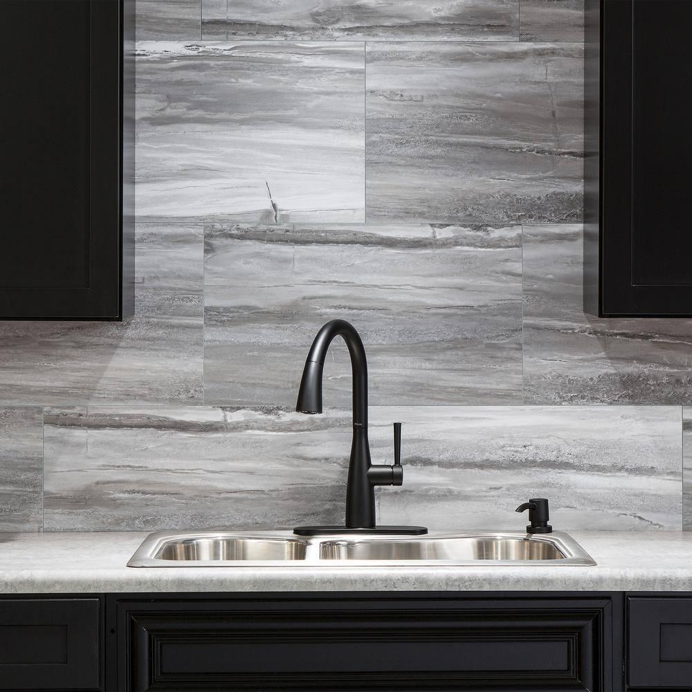 Palisade 25.6 in. x 14.8 in. Interlocking Vinyl Waterproof Wall Tiles