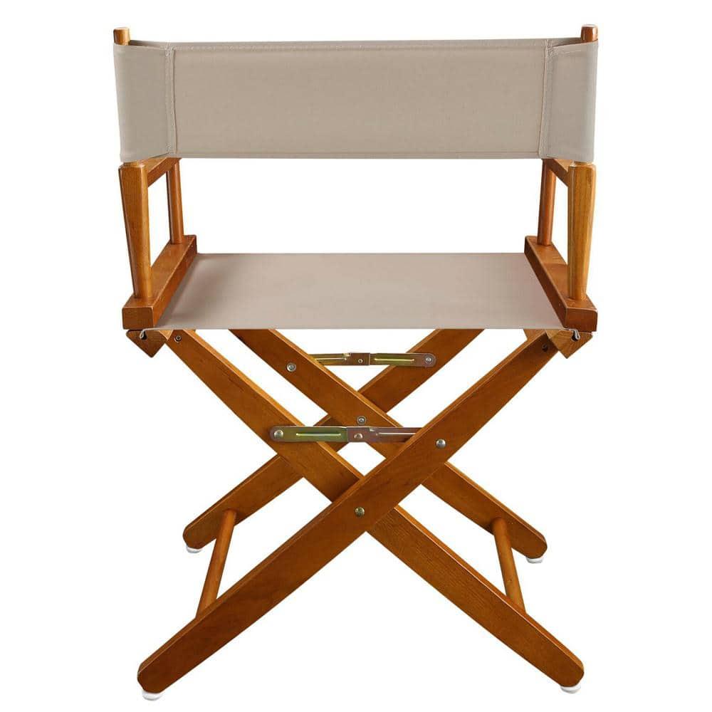 Extra-Wide Premium 18 in. Hardwoods Standard Height Directors Chair