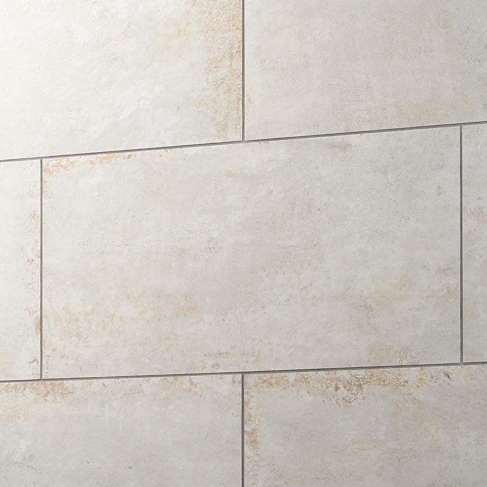 Mantis 11.81 in. x 23.62 in. Matte Porcelain Concrete Look Floor and Wall Tile (13.55 Sq. Ft./Case)