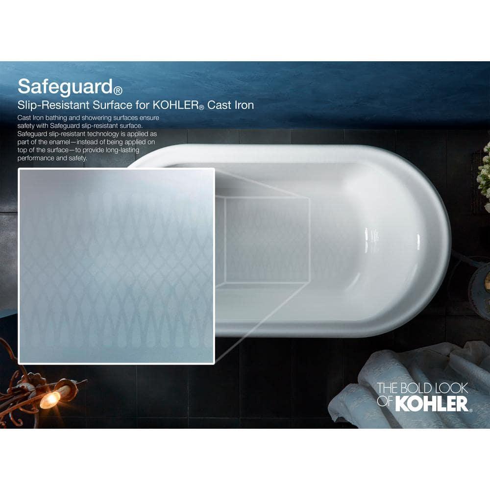 Artifacts® 66" x 33" Freestanding Bath with Iron Black Exterior