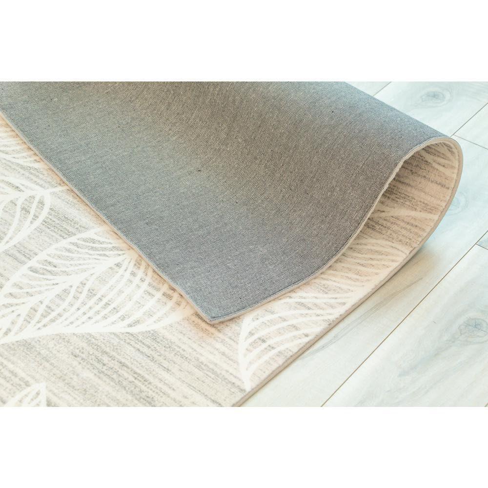 Rug Branch Blossom Modern Floral Cream Beige Indoor Soft Area Rug - 7' x 10'