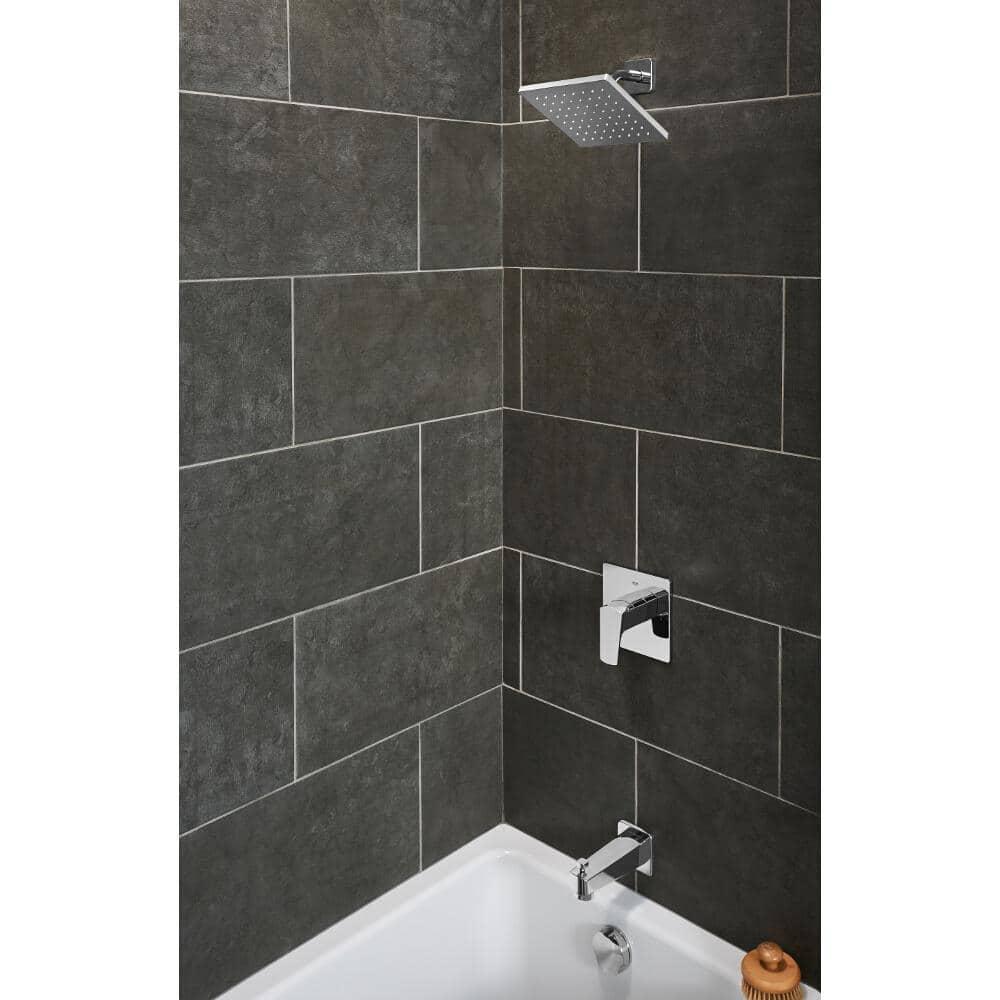 GROHE 35097000 Tallinn Single Handle 1 Spray Bathtub Shower Faucet in Starlight Chrome