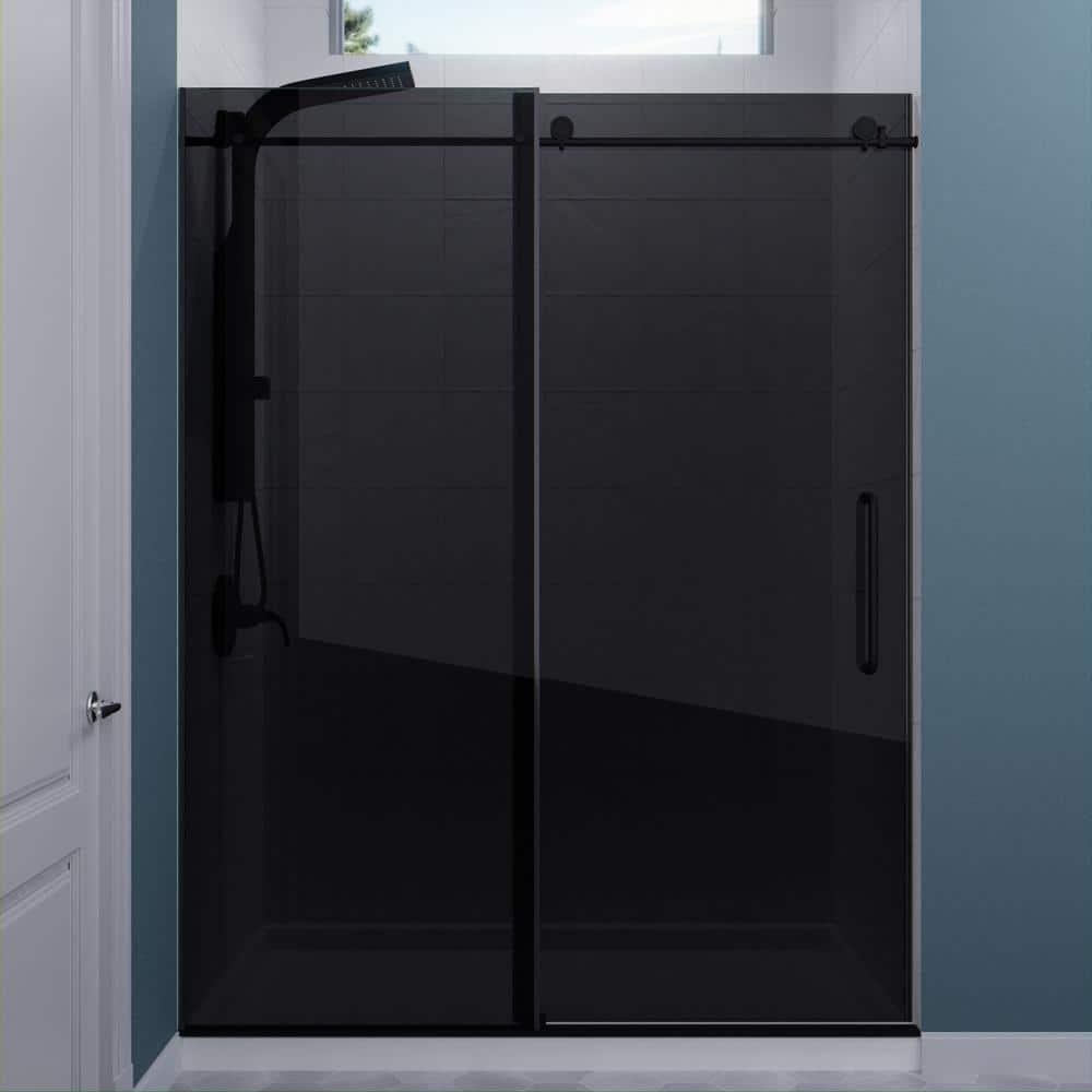 60” W x 76” H Sliding Frameless Shower Door