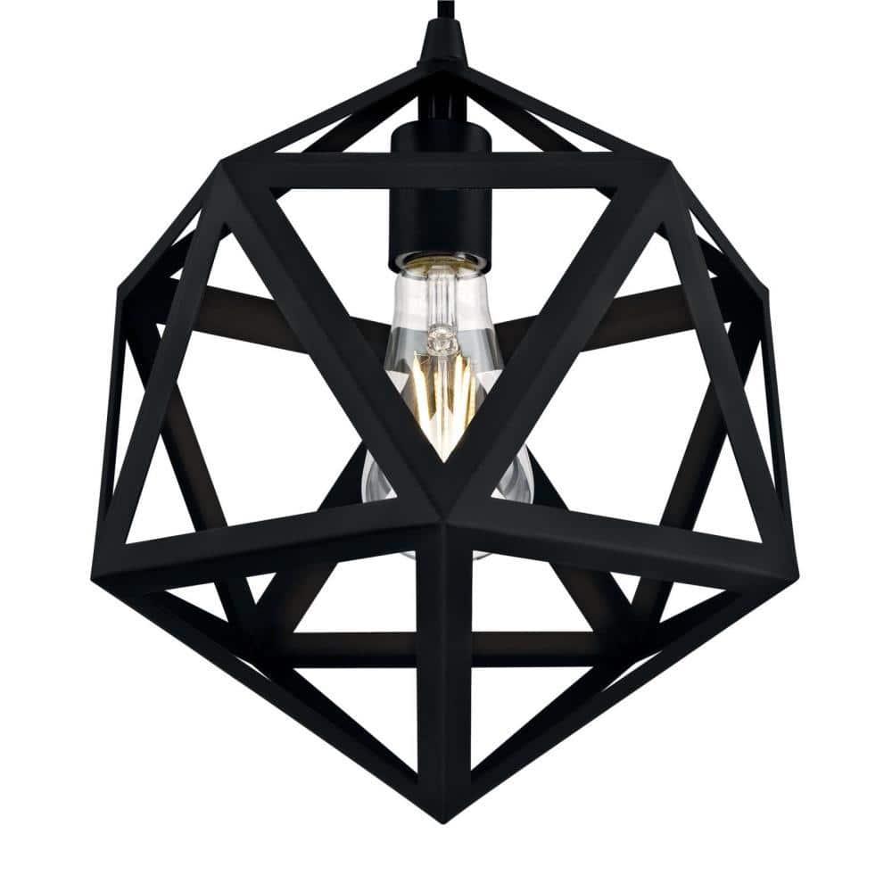 Westinghouse Lighting 6355700 1 Light Pendant Matte Black Finish