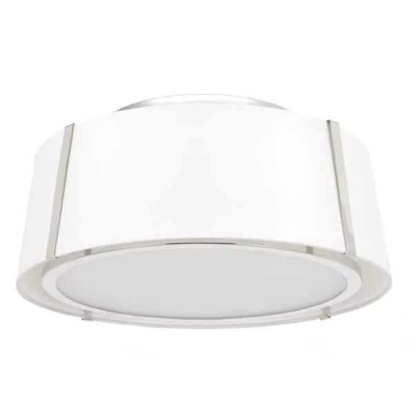 Crystorama Lighting Fulton 3 - Light Flush Mount in  Polished Nickel