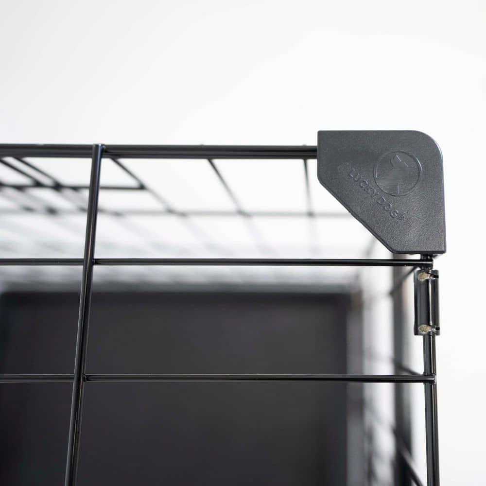 Lucky Dog Sliding Door Crates Pet Crate with Sliding Double Door