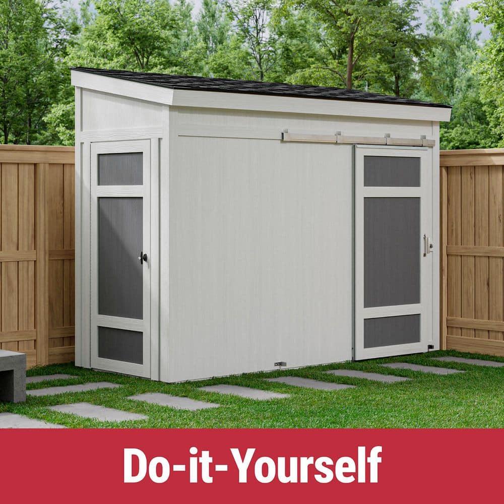 Handy Home Cambria 10 ft. W x 4 ft. D Wood Lean-To Storage Shed