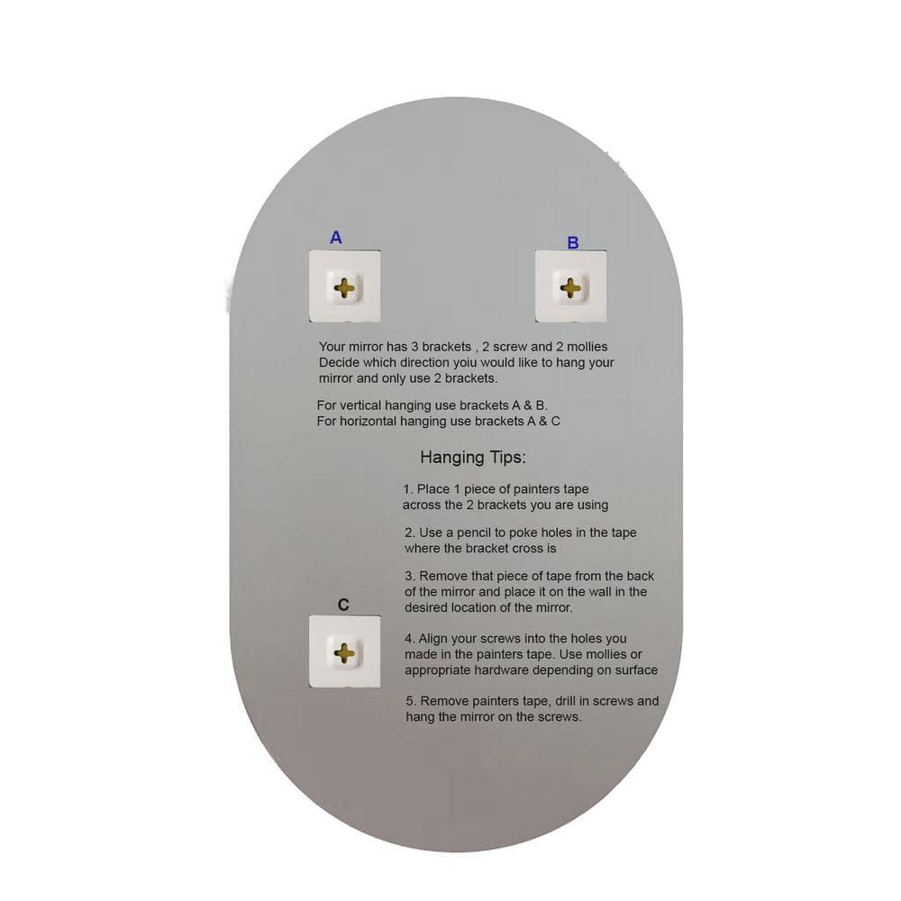 Decor Wonderland Khloe Modern Bathroom Mirror 39.5 X 23.6