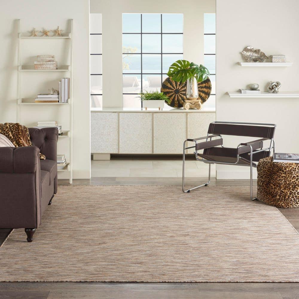 Nourison Positano POS01 Indoor/outdoor Area Rug - Beige 8' x 10'