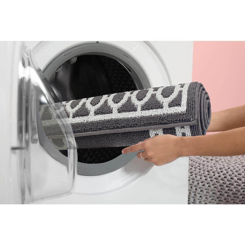 Tufted Performance Trellis Border Runner Rug