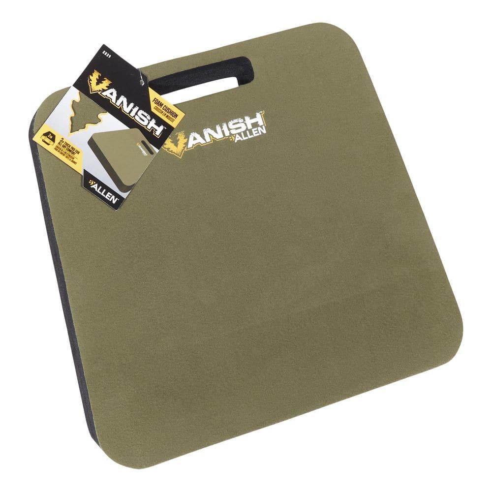 Vanish Foam Cushion, 14"L x 13"W x 2"H, Olive Green