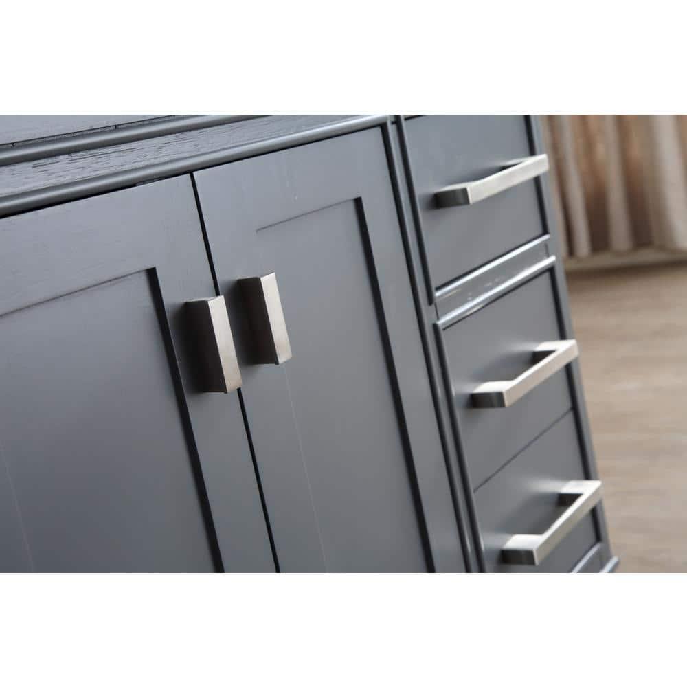 Ari Kitchen & Bath Danny 42" Solid Wood Bathroom Vanity in Maple Gray