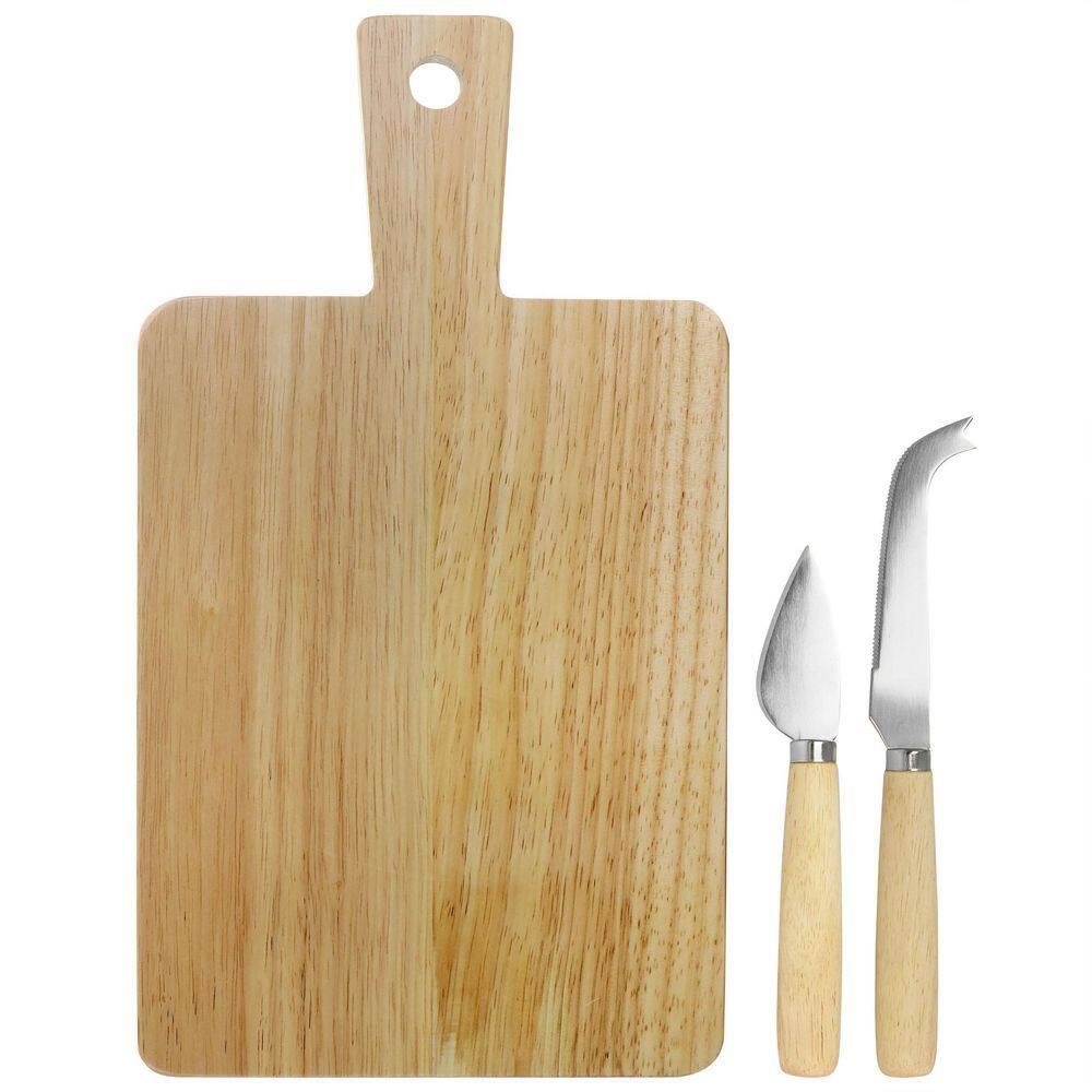 Martha Stewart Martha Stewart 14.25In X 8In Rectangular Serving Board With 2 Cheese Knives