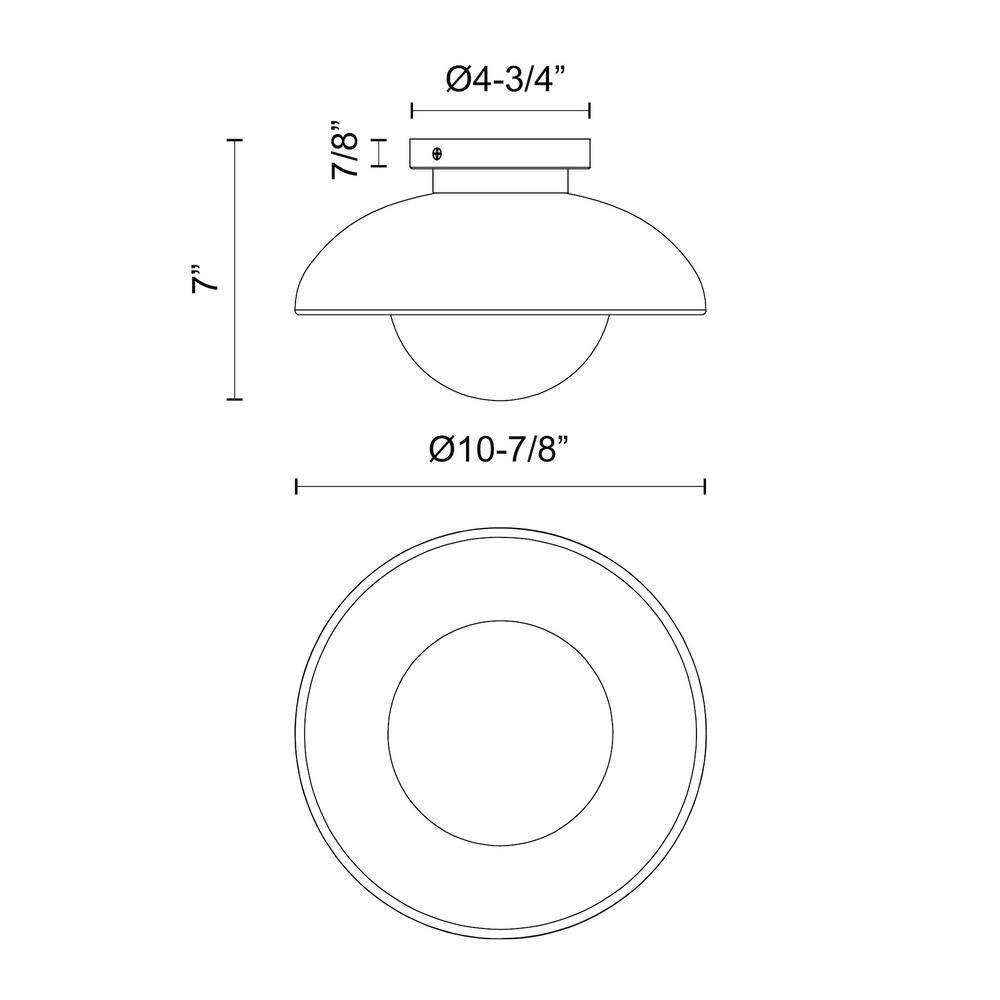 Rubio Glass Flush Mount