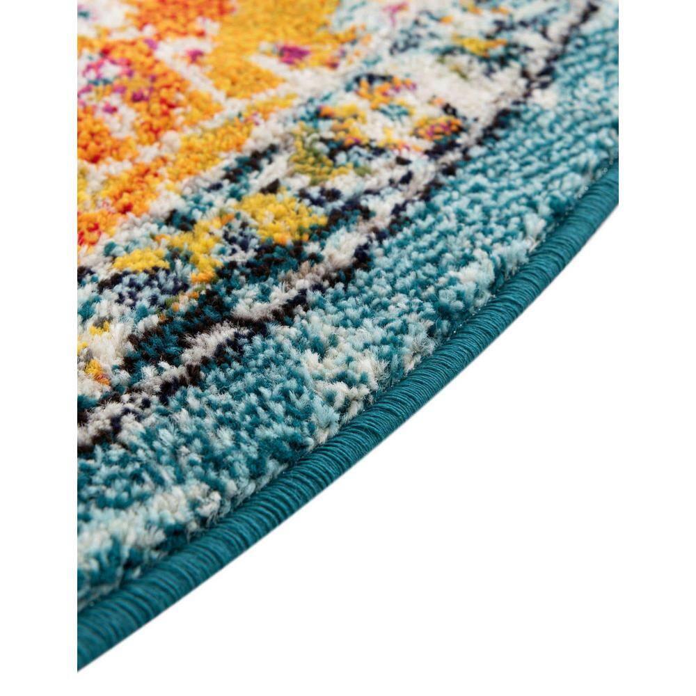 Unique Loom Penrose Collection Area Rug - Blake (2' 2" x 3' 1" Rectangle Multi/Blue)