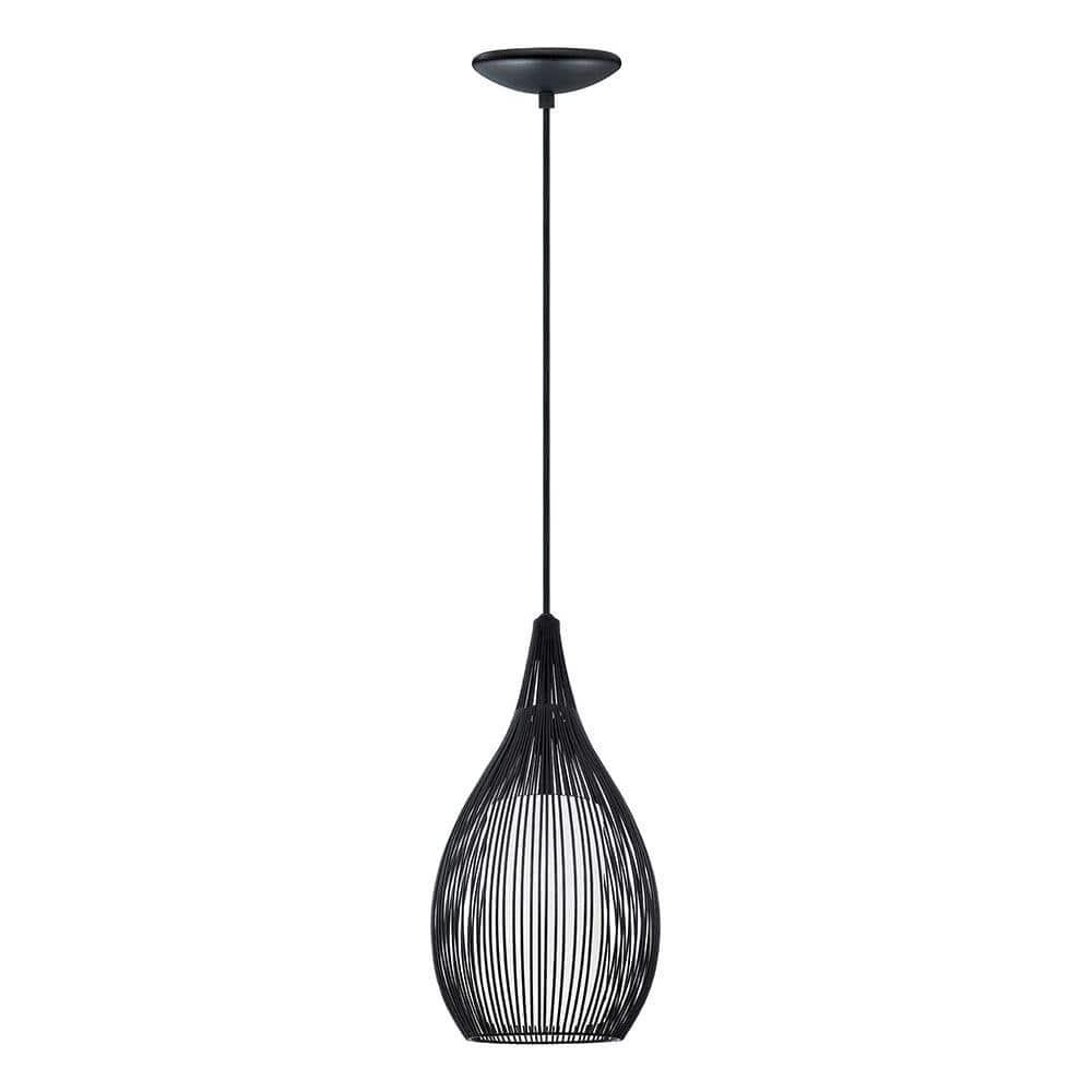 Lotus Single Light Steel Dimmable Pendant