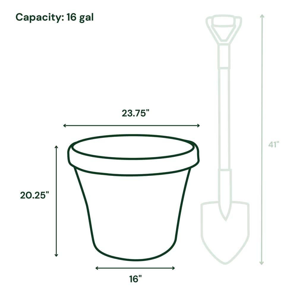 Bloem Terra Pot Planter - 6" - Terra Cotta