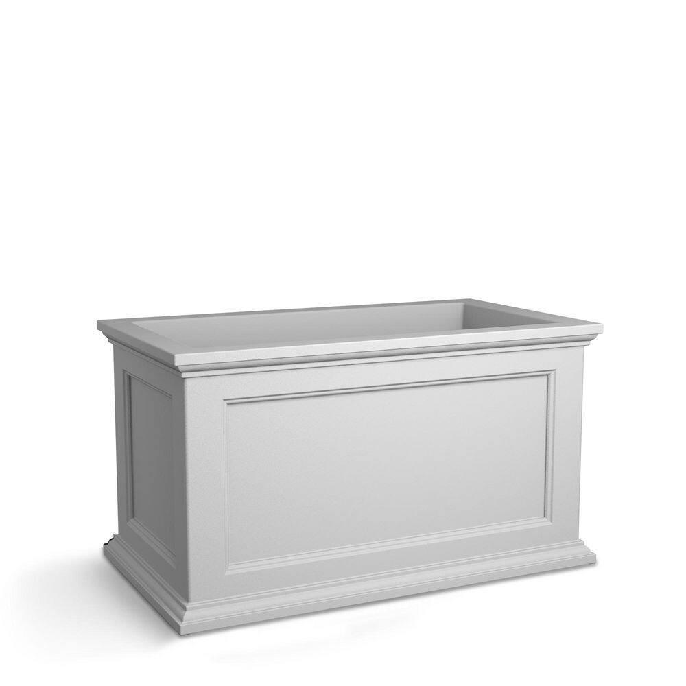 Winston Porter Anastasiya 20"x36" Resin Planter with Water Reservoir