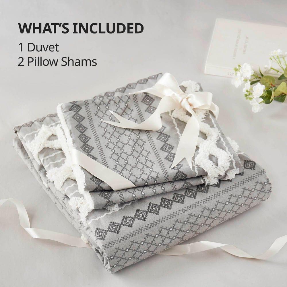 INK+IVY Imani Cotton Printed Duvet Cover Set