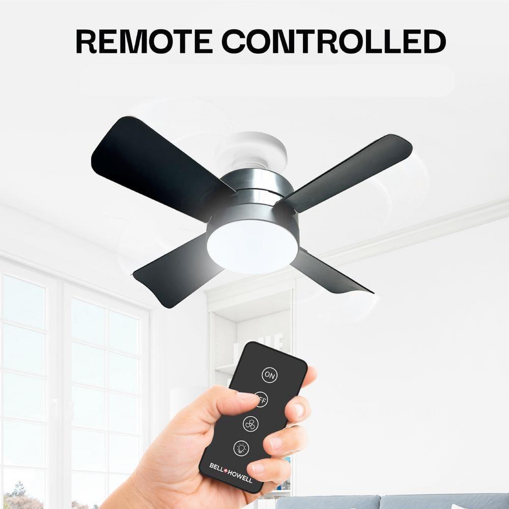 Bell + Howell Bell + Howell Socket Fan, Ceiling Fan With 1000 Lumens and Remote Control