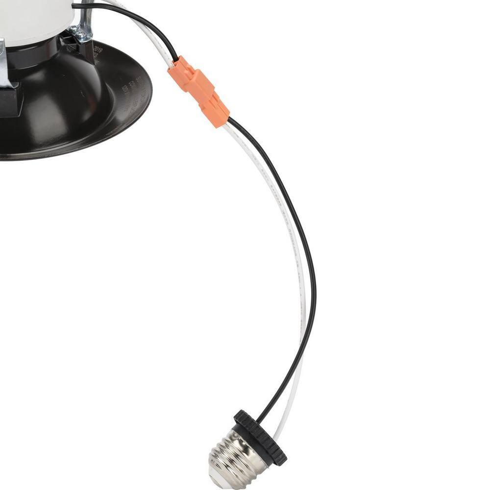 Progress Lighting P800022-031-CS 4-Inch Adjustable Eyeball 5-CCT Recessed Trim
