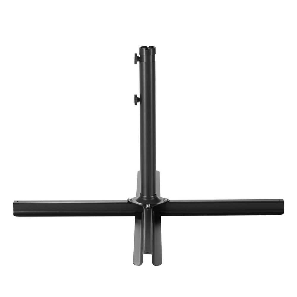 Westin Outdoor Heavy Duty Patio Umbrella Cross Brace Stand, Black