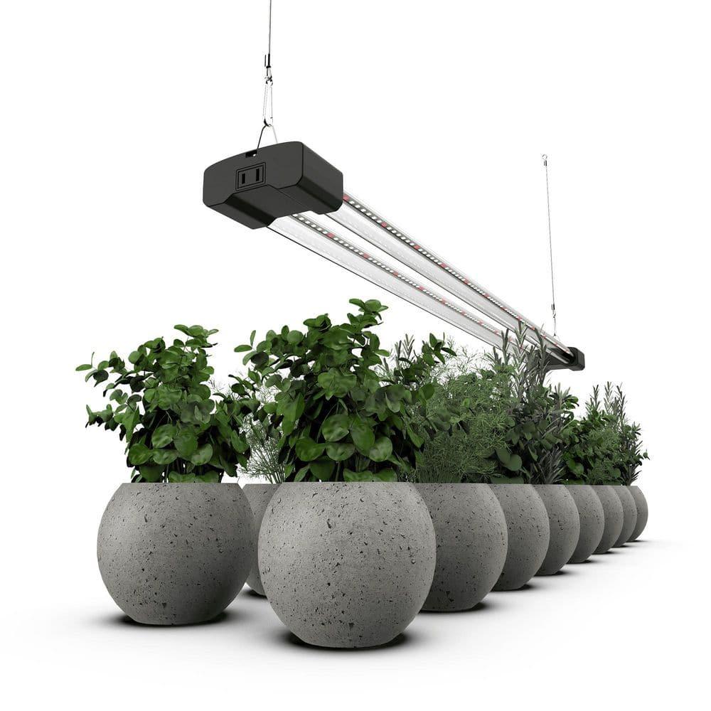 BoostGro 3FT LED Grow Light Full Spectrum with Enriched Red Light Linkable Design for Indoor Plants and Gardening (1-pack)