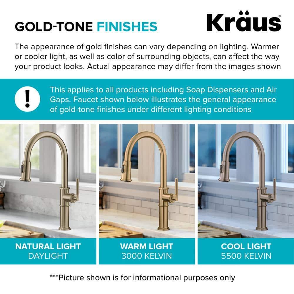 Urbix Industrial Pull-Down Single Handle Kitchen Faucet