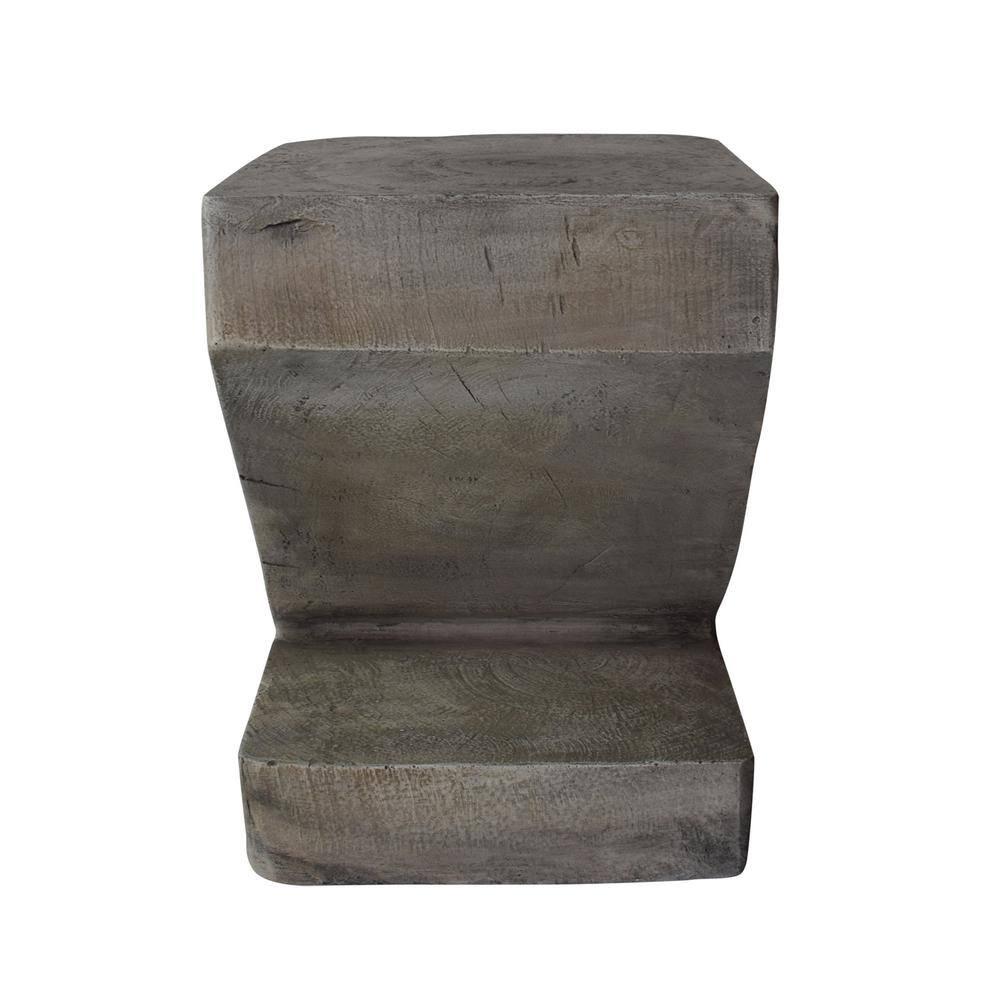 Millwood Pines Khadija Concrete Top End Table