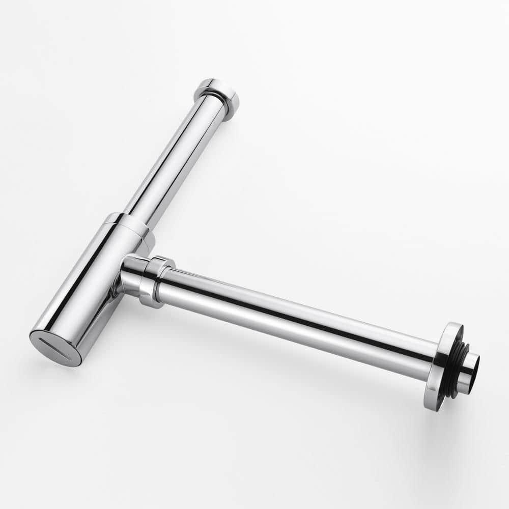 Designer 1-1/4 In. Brass Round Bottle Trap