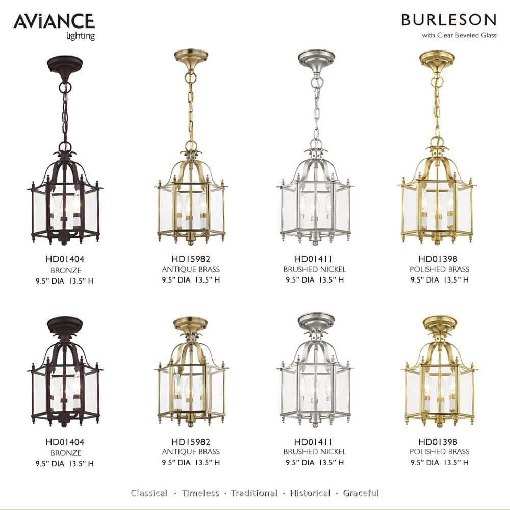 Livex Lighting Livingston 3 - Light Chandelier in  Polished Brass