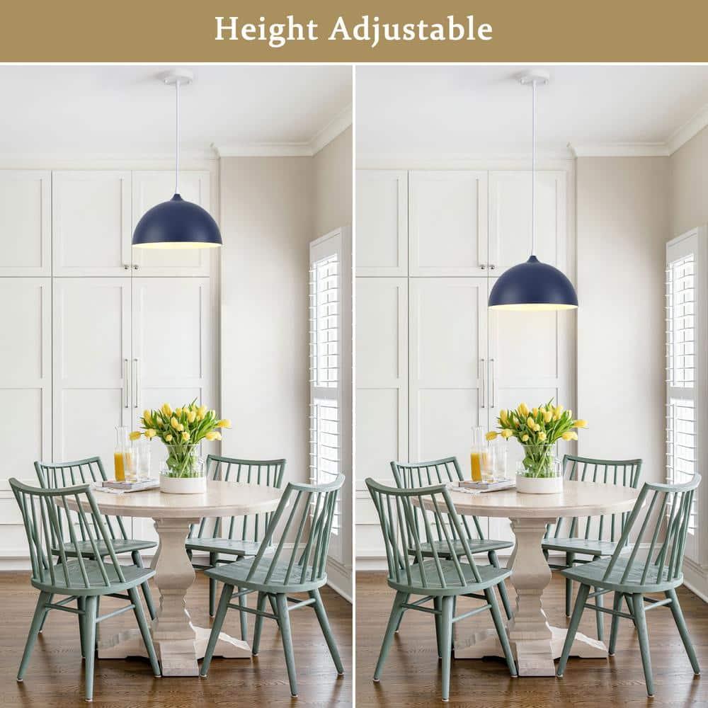 Danialah 1 - Light Industrial Dome Single Pendant with Metal Dome