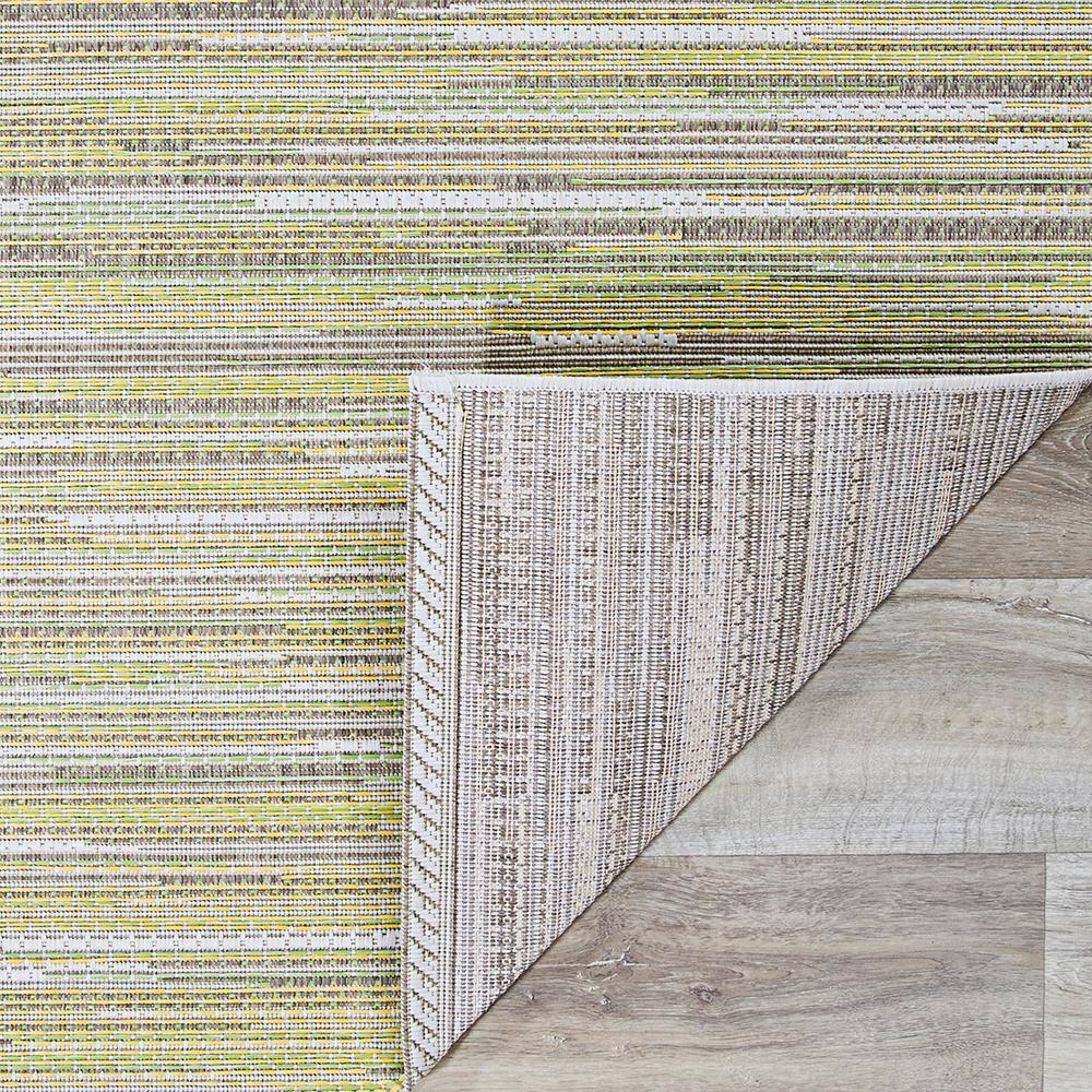 Couristan Monaco Alassio Indoor/Outdoor Area Rug, 5'10" x 9'2", Sand-Sea Mist Green-Lemon Yellow
