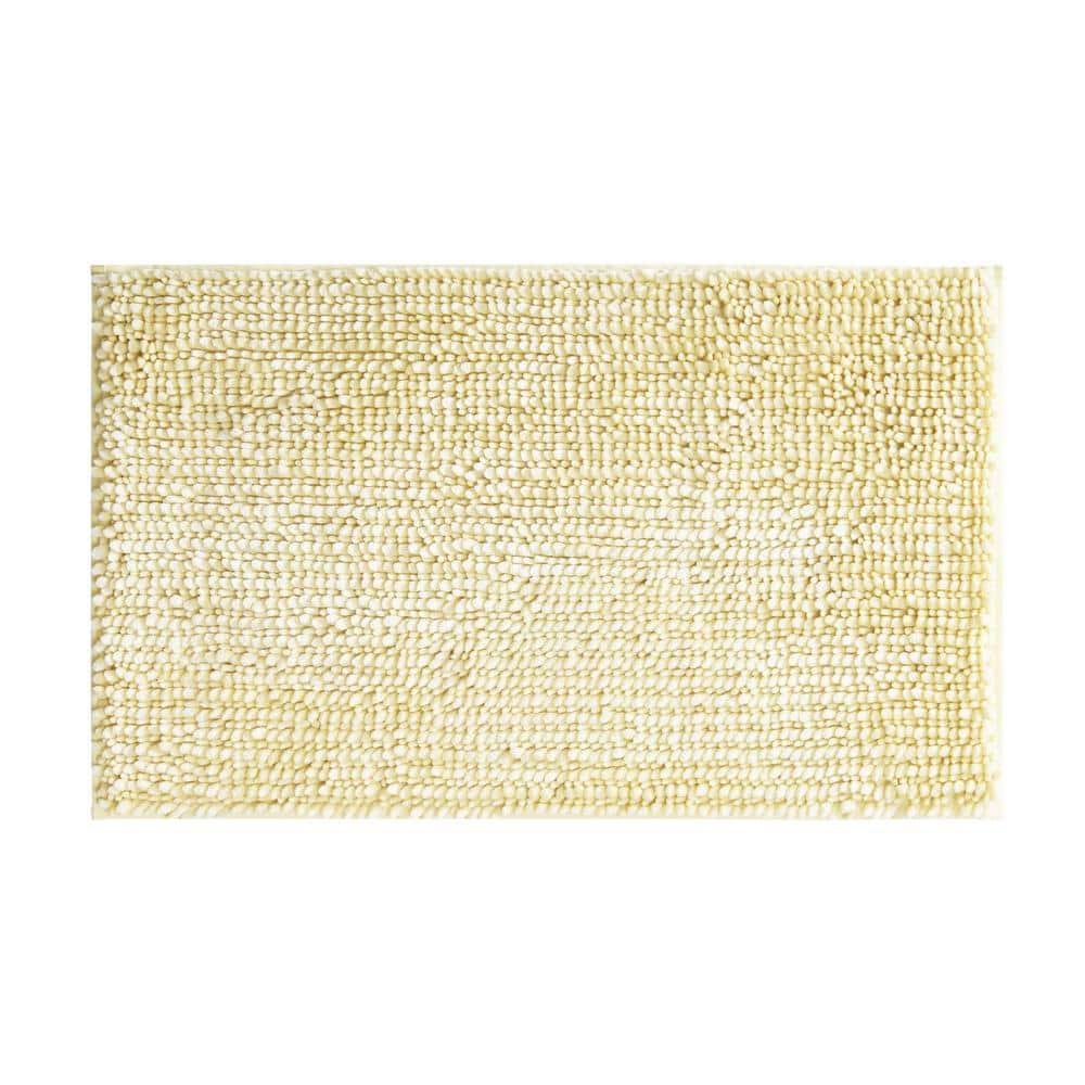 Laura Ashley Butter Chenille 17" x 24" Bath Mat, Yellow