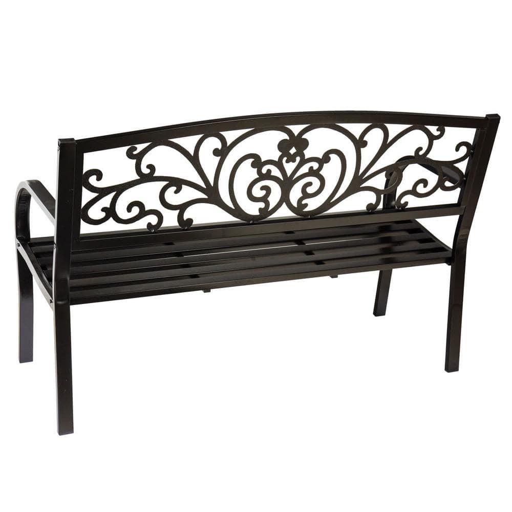 House of Hampton® Blooming Garden Metal Bench